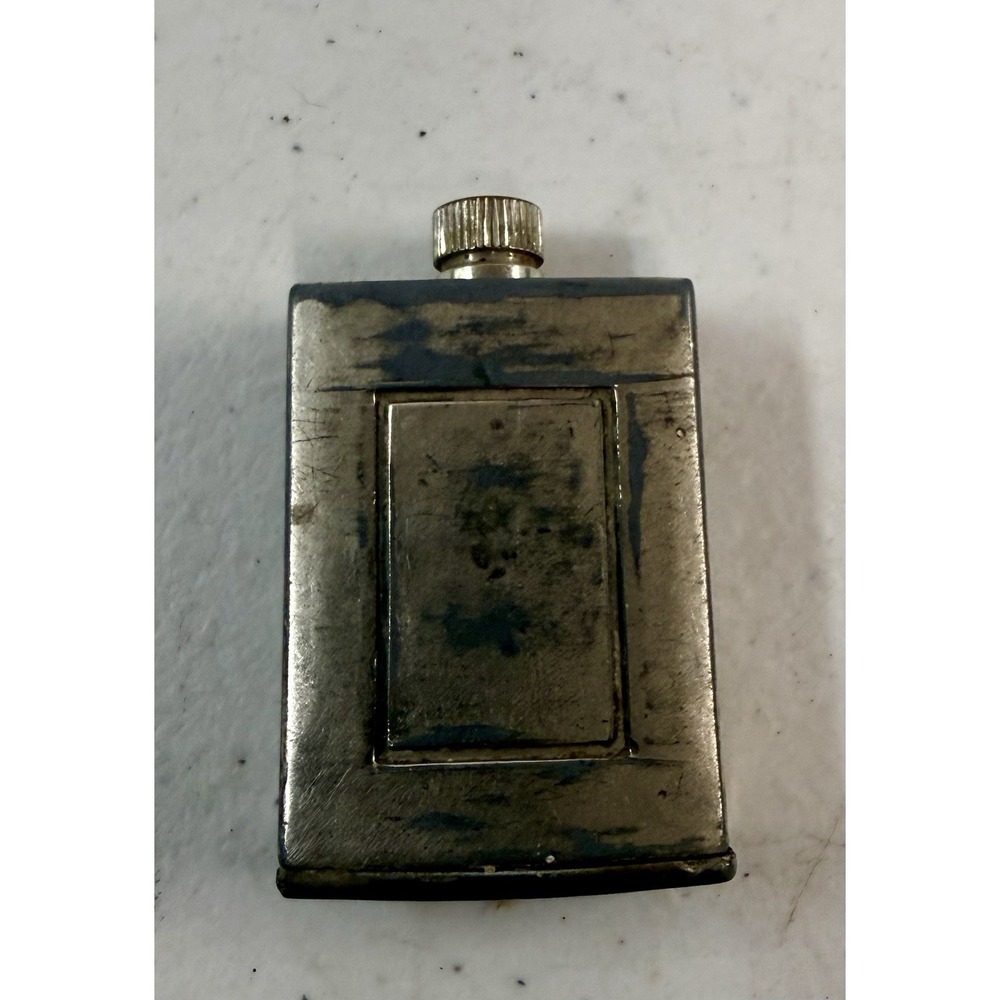 Vintage The Match King Stick Striker  Lighter Silver 1 1/2"